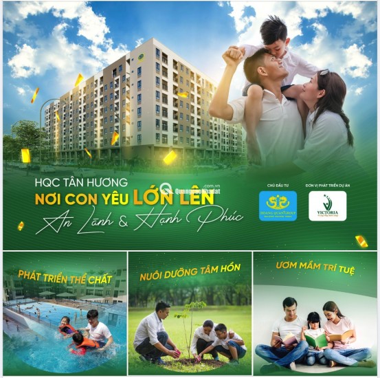 Trả trước 126tr, góp 3.9tr/tháng để sở hữu căn hộ chung cư Tân Hương